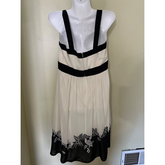 Babydoll Floral Embroidered Sleeveless Dress Size 10 By SL Fashions‎ 90s y2k - Picture 5 of 9